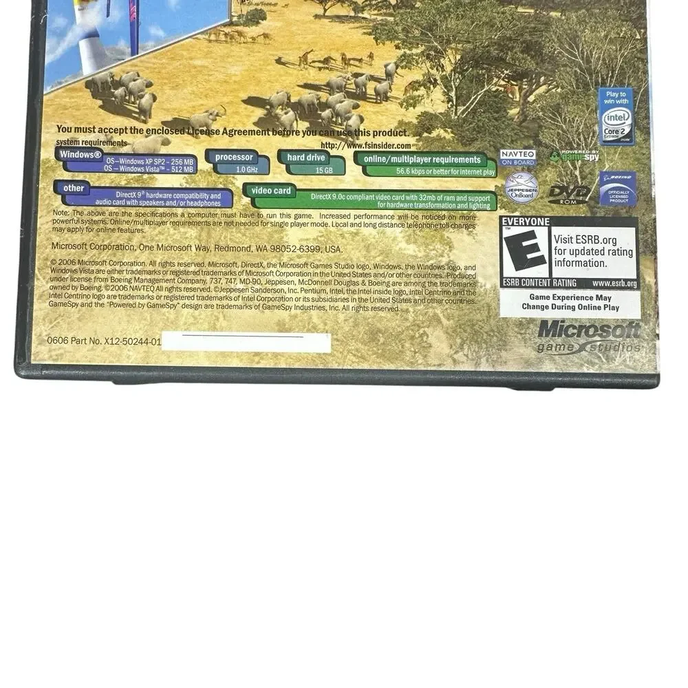 Microsoft Flight Simulator X (PC, 2006) PC DVD Game For Windows